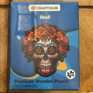 Skull Premium Wooden Puzzle - Large